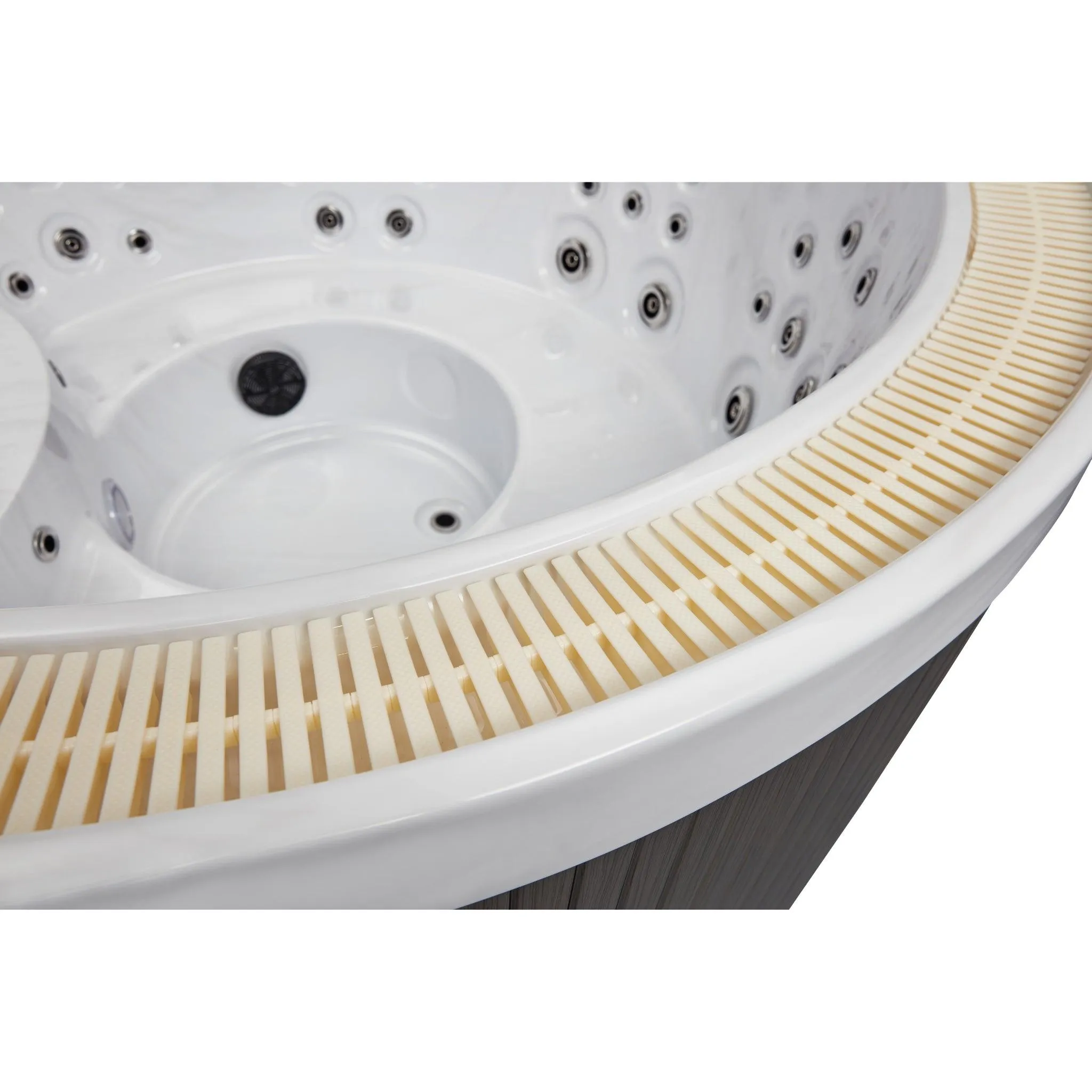 Oscar 6 Person Round Hot Tub Spa with 52 Jets & Bluetooth WS-007