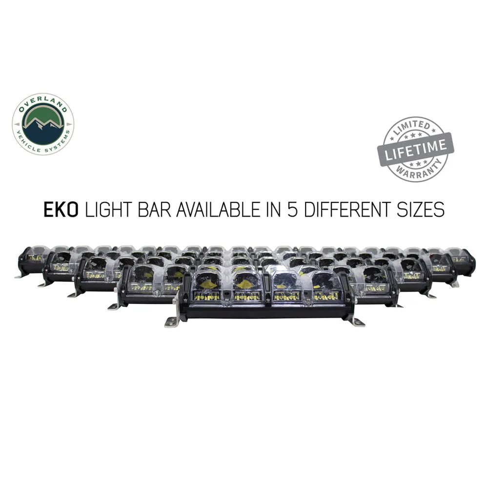 Overland Vehicle Systems - EKO 10" LED Light Bar with Variable Beam, DRL, RGB Back Light & 6 Brightness