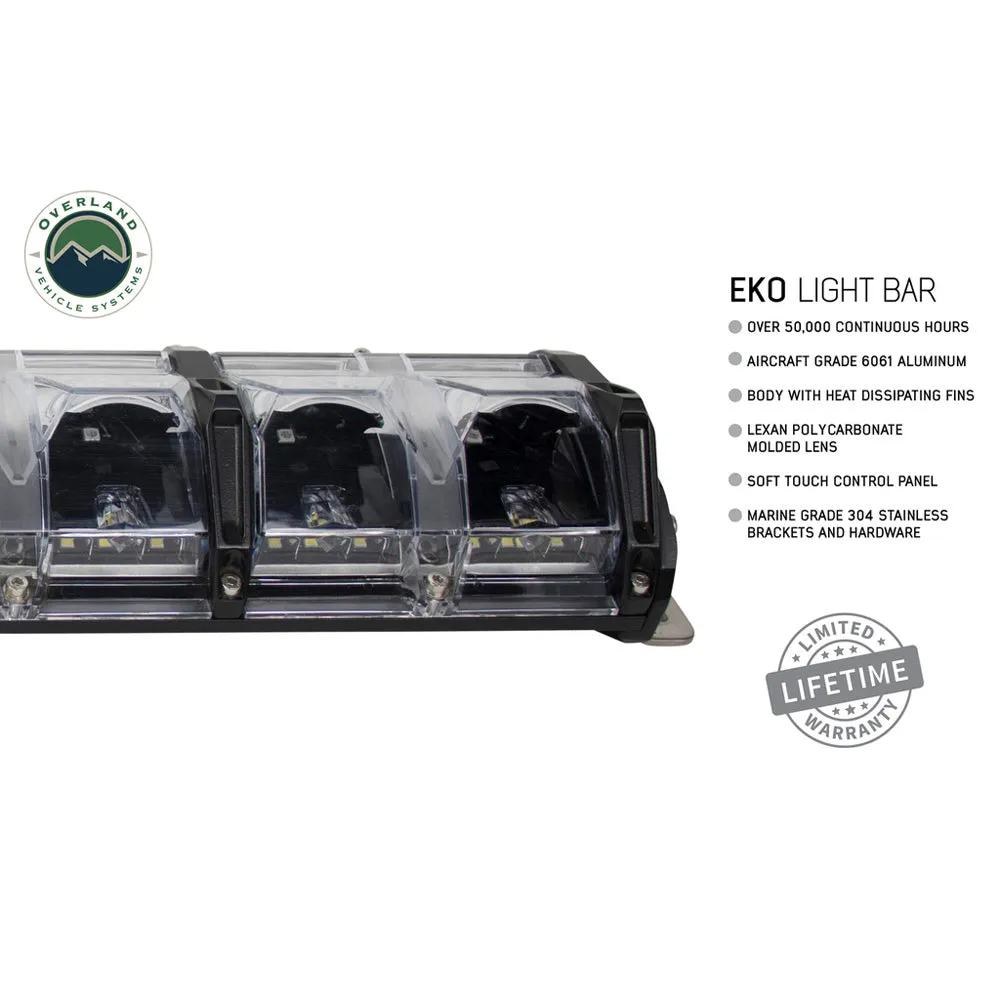 Overland Vehicle Systems - EKO 40" LED Light Bar with Variable Beam, DRL, RGB & 6 Brightness