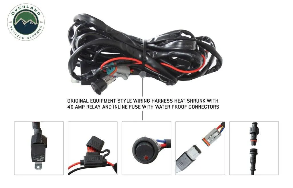 Overland Vehicle Systems EKO 40" LED/RGB Light With Switch, Harness & Mounting Hardware | Universal