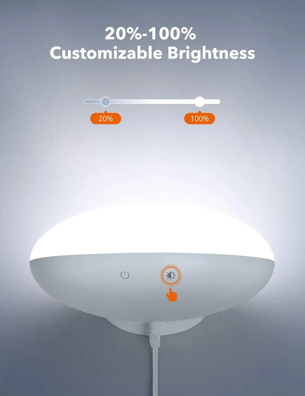 Patent Verified LED Therapy Lamp 19 , New Round Emotion Refresher with 60 Blubs