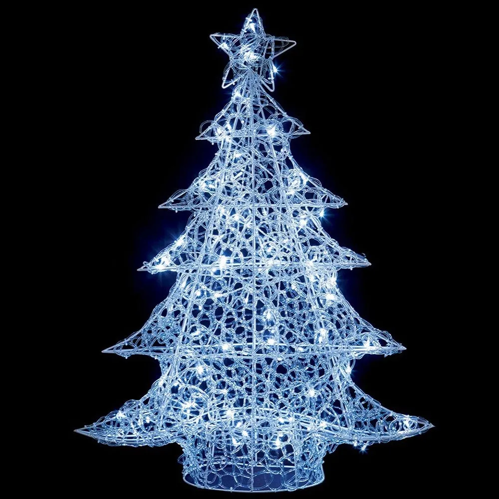 Premier 1m Lit Soft LED Acrylic Christmas Tree