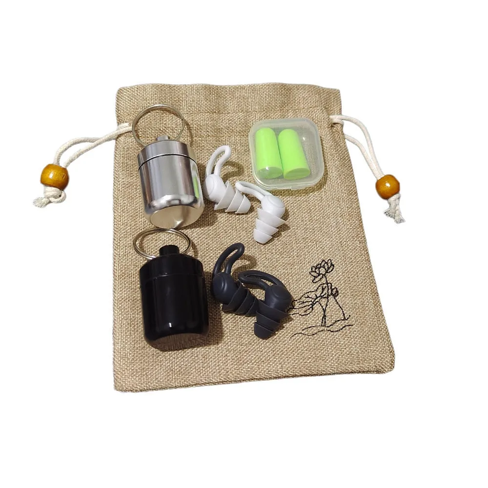 Premium Noise-Reduction Nano Silicone Earplugs