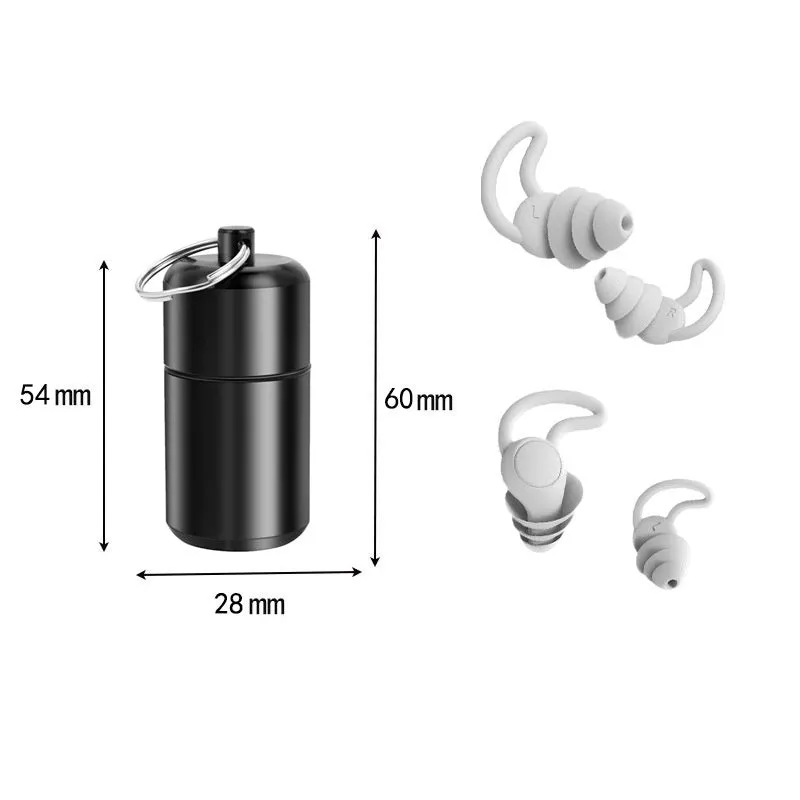 Premium Noise-Reduction Nano Silicone Earplugs