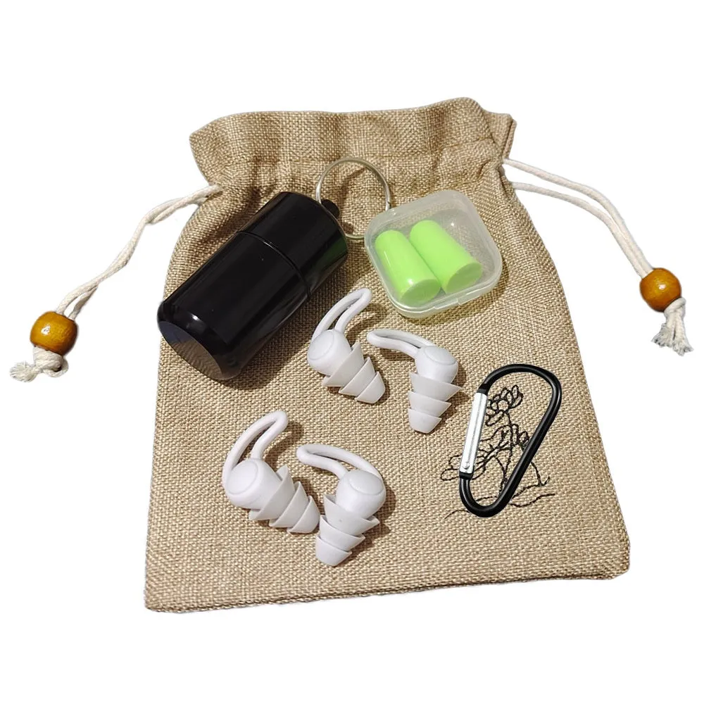 Premium Noise-Reduction Nano Silicone Earplugs