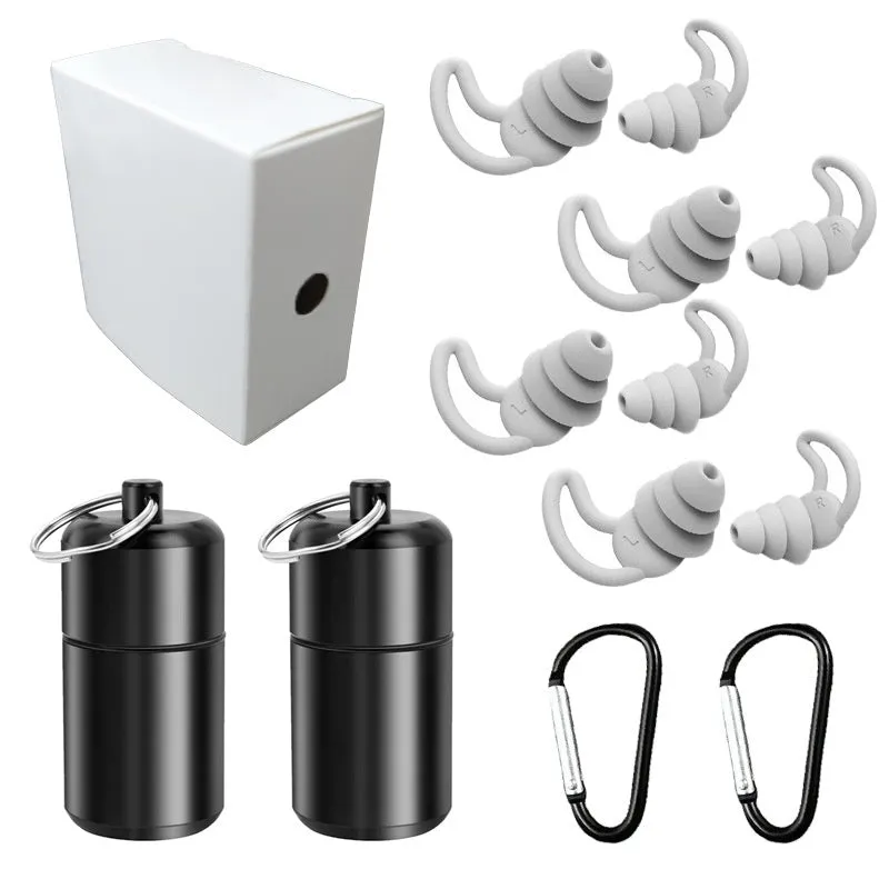 Premium Noise-Reduction Nano Silicone Earplugs