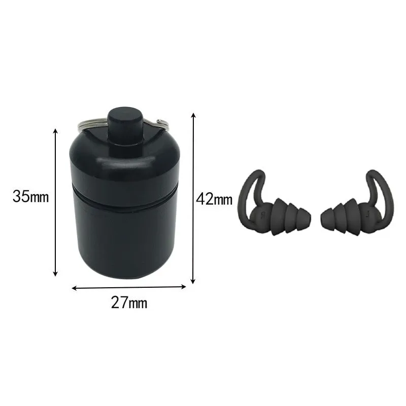 Premium Noise-Reduction Nano Silicone Earplugs