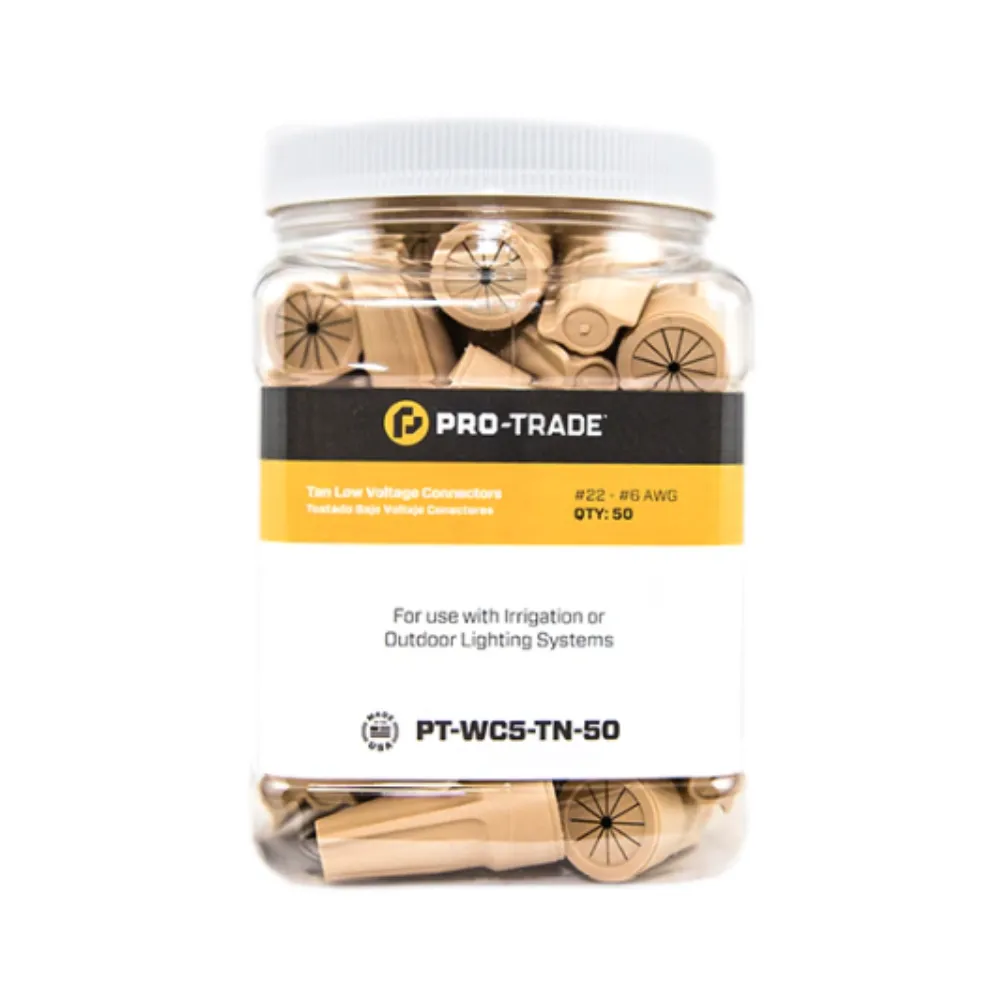 Pro-Trade Tan Wire Connector #22 - #6 AWG