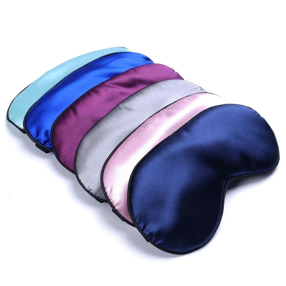Pure Silk Sleep Eye Mask | Travel Relax Aid | Blindfold Comfort