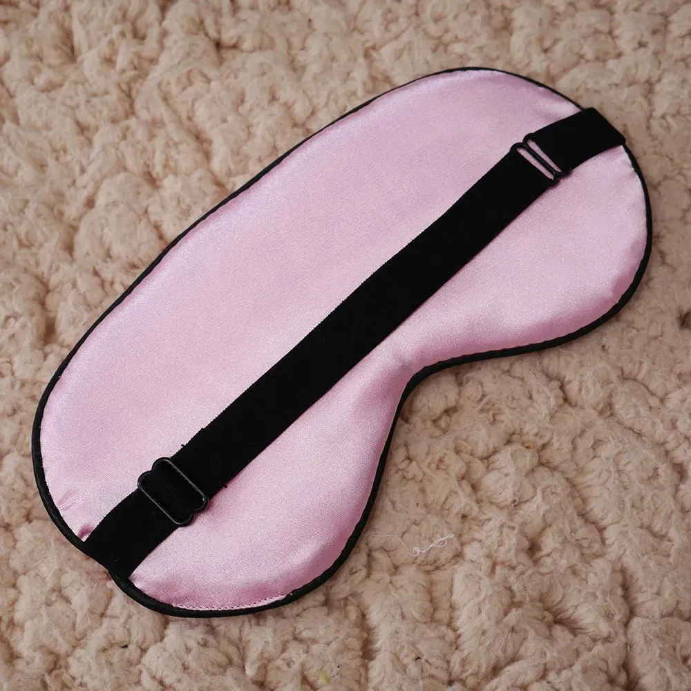 Pure Silk Sleep Eye Mask | Travel Relax Aid | Blindfold Comfort
