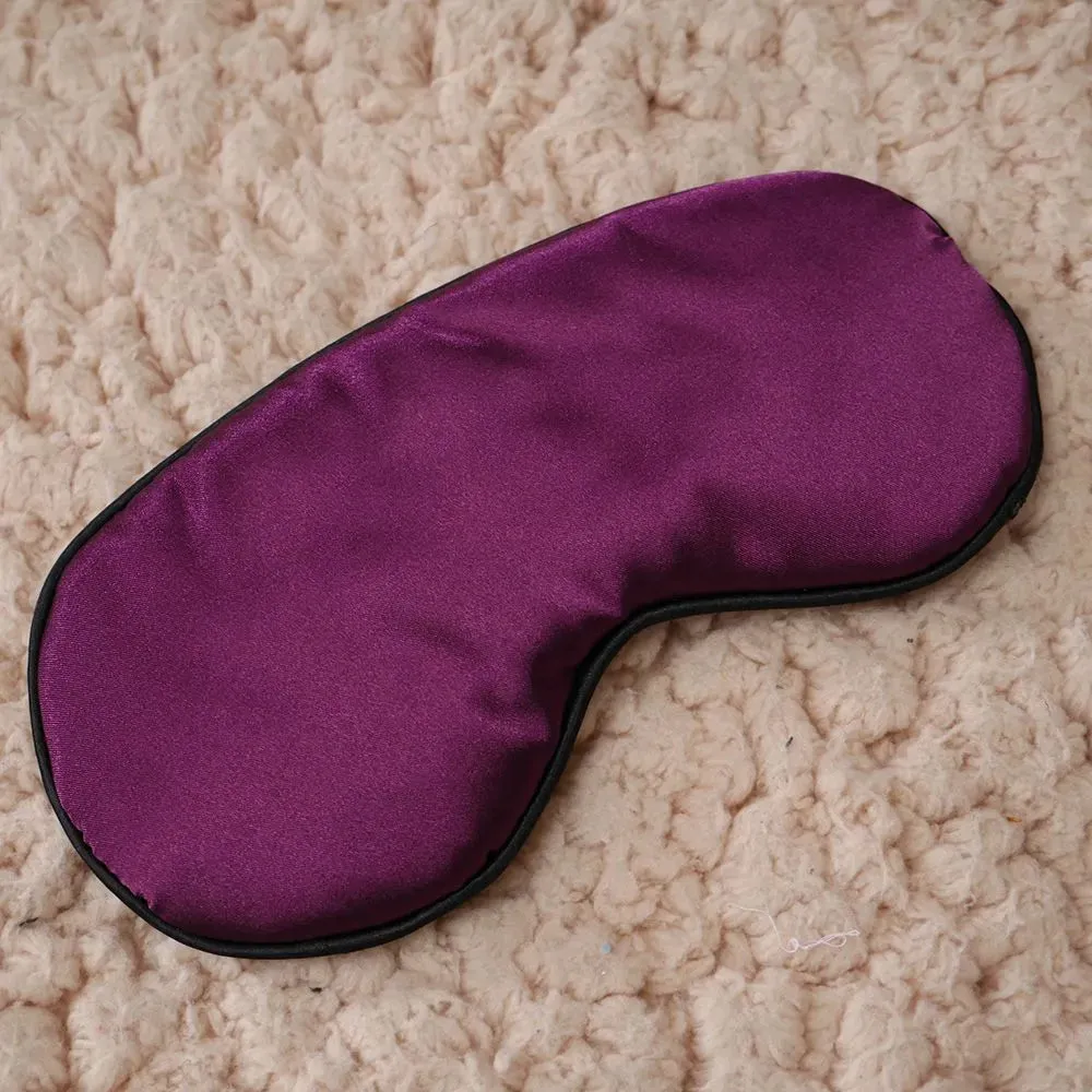 Pure Silk Sleep Eye Mask | Travel Relax Aid | Blindfold Comfort