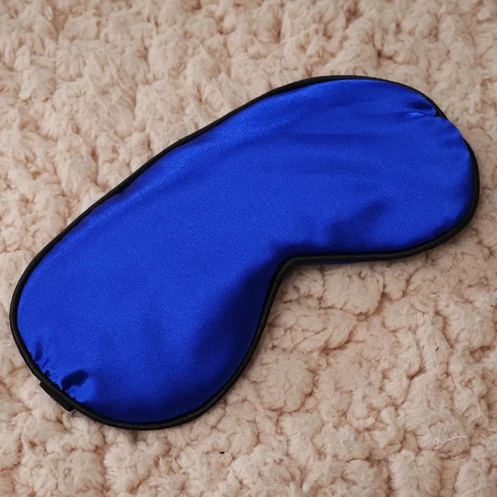 Pure Silk Sleep Eye Mask | Travel Relax Aid | Blindfold Comfort
