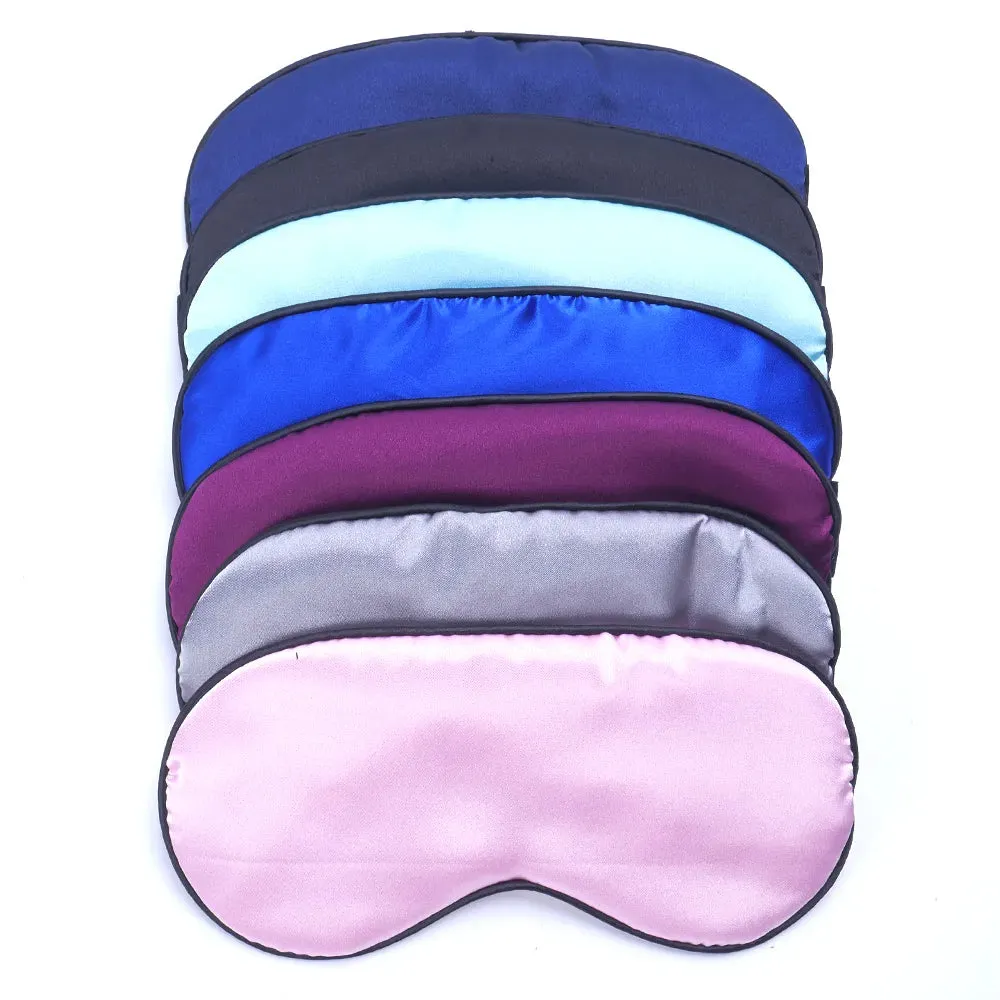 Pure Silk Sleep Eye Mask | Travel Relax Aid | Blindfold Comfort