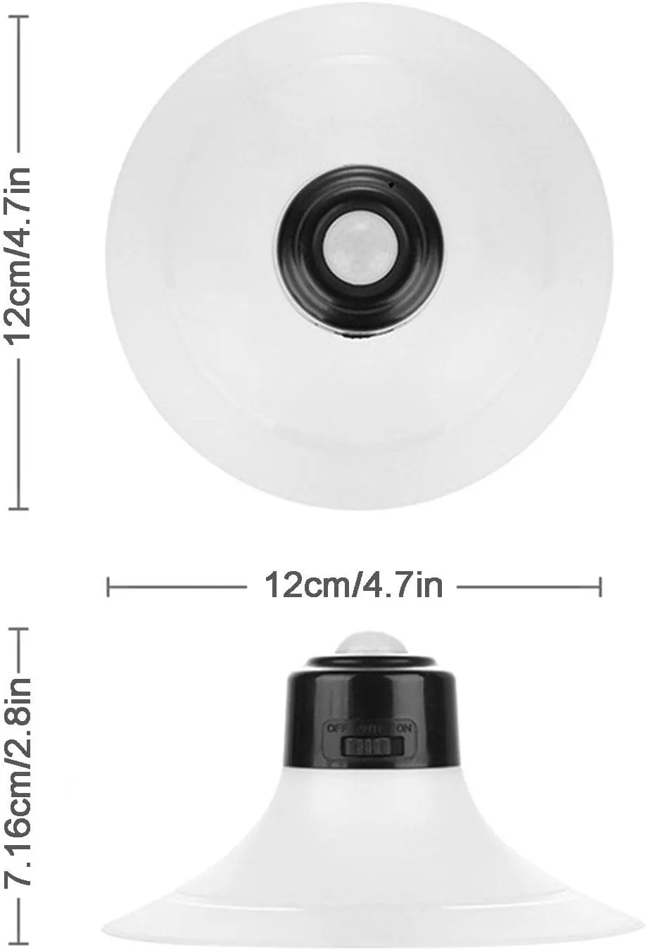 Rechargeable Portable Led Suction Cup Night Light Bl-402