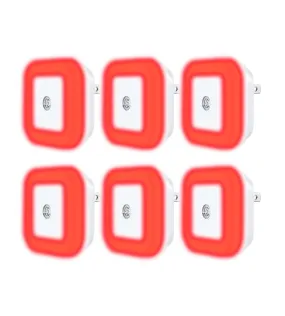 Red Plug-in Night Lights (6pk)