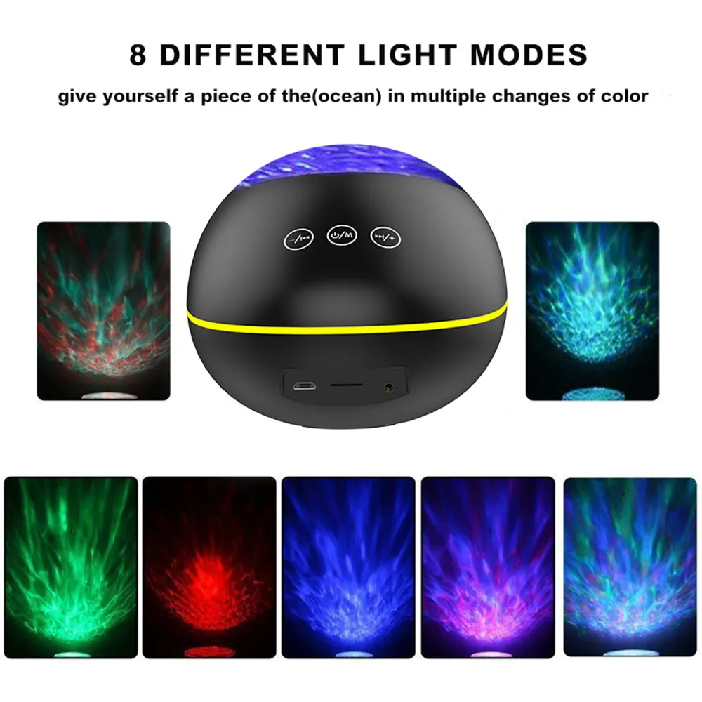 Remote Control Ocean-Wave Projector Light
