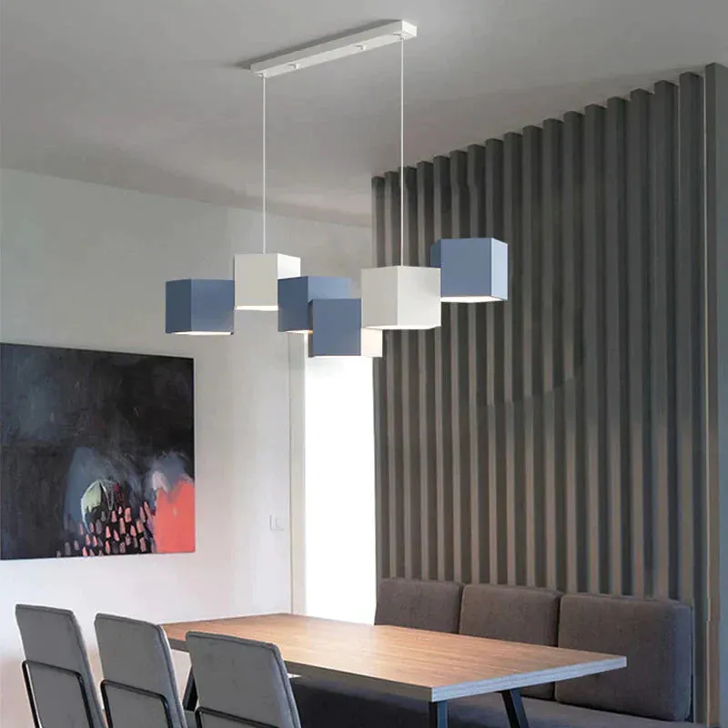 Restaurant Chandelier Simple Modern Creative Home Nordic Style Bar Chandelier Atmosphere Warm Dining Room Lamps