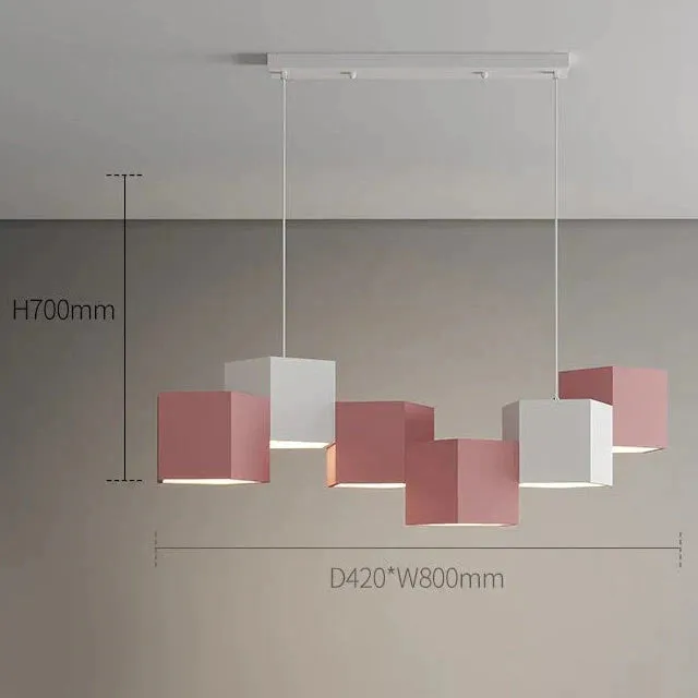 Restaurant Chandelier Simple Modern Creative Home Nordic Style Bar Chandelier Atmosphere Warm Dining Room Lamps