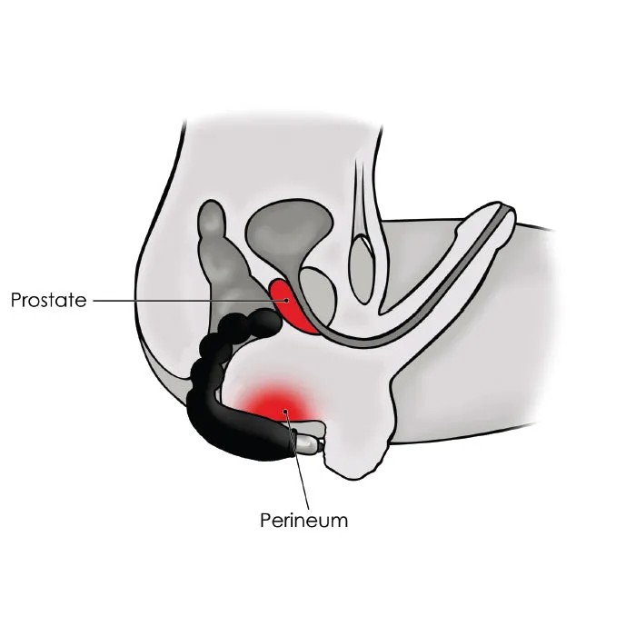 Rocks Off 7 Speed Rude Boy Black Prostate Massager
