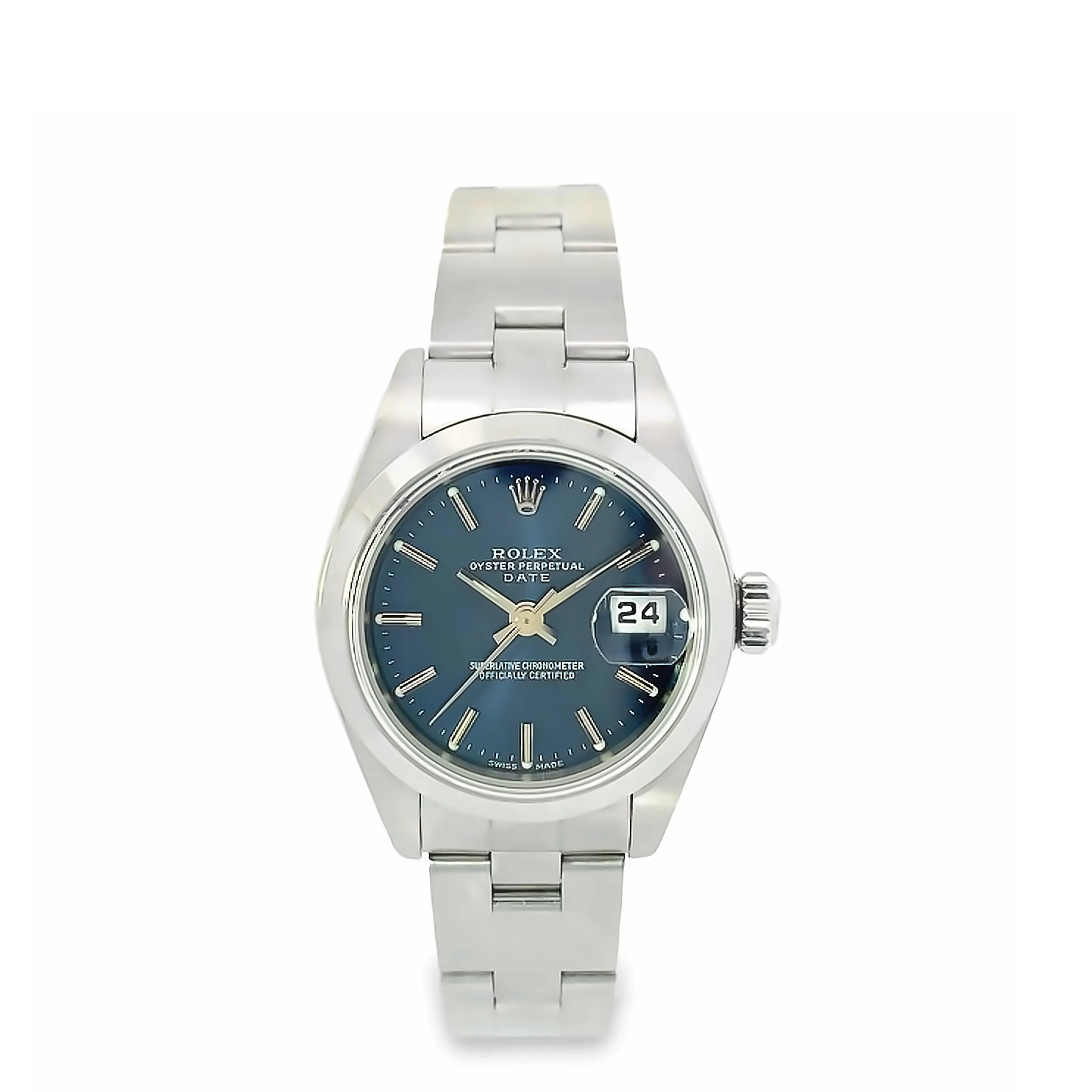 ROLEX - Oyster Perpetual Date Blue Dial 26mm