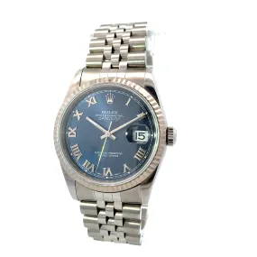ROLEX - Oyster Perpetual Datejust Blue Dial 36mm