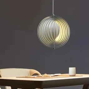 Rotary Moon Chandelier Living Room Bedroom Dining Room Lamps Wrought Iron Lamps