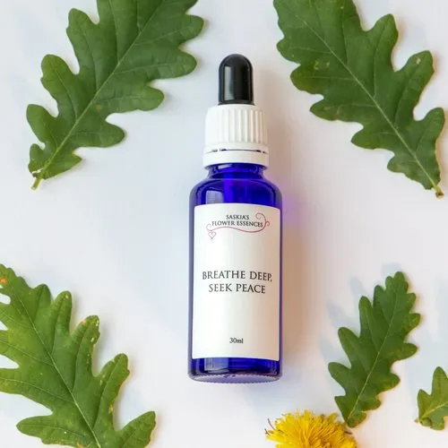 Saskia's Flower Essences "Breathe deep seek peace" 30ml