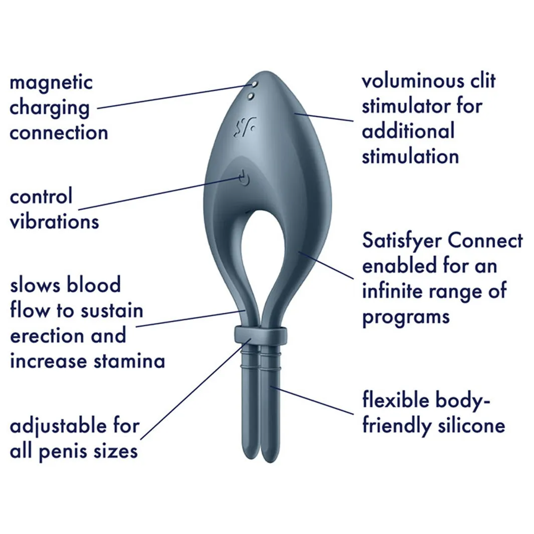 Satisfyer Bullseye Vibrating Lasso Cock Ring