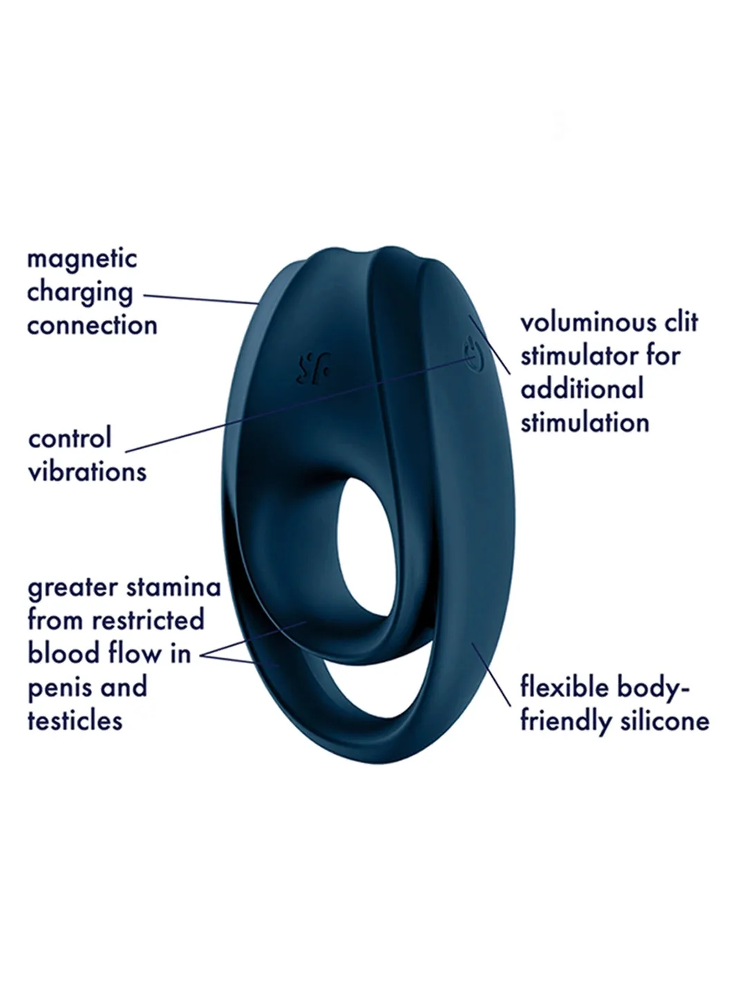 Satisfyer Incredible Duo Vibrating Penis Ring