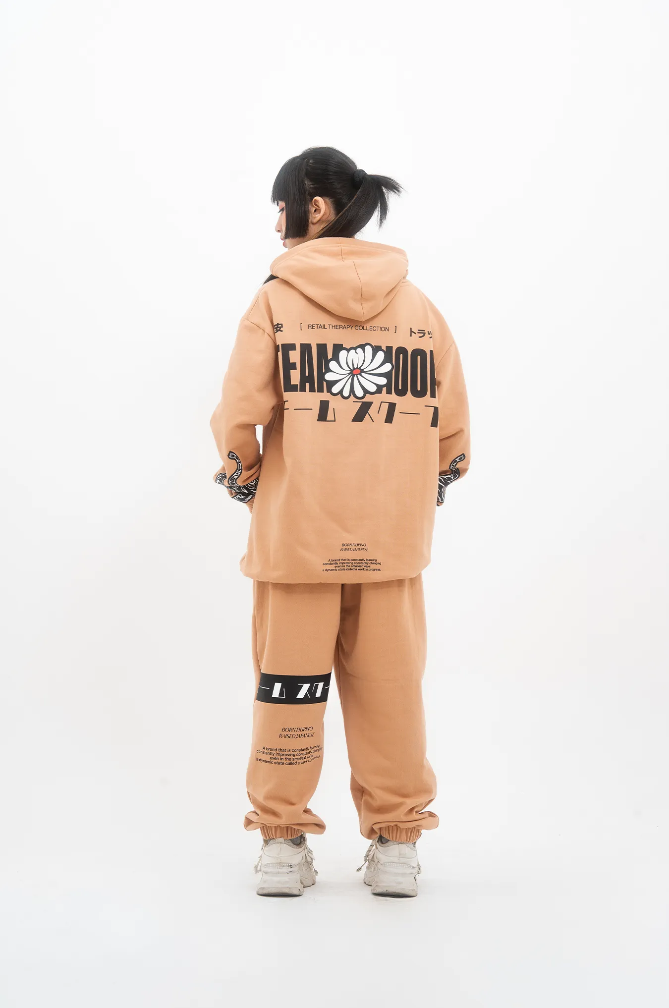 SKOOP® Retail Therapy Team Skoop Hoodie Tan