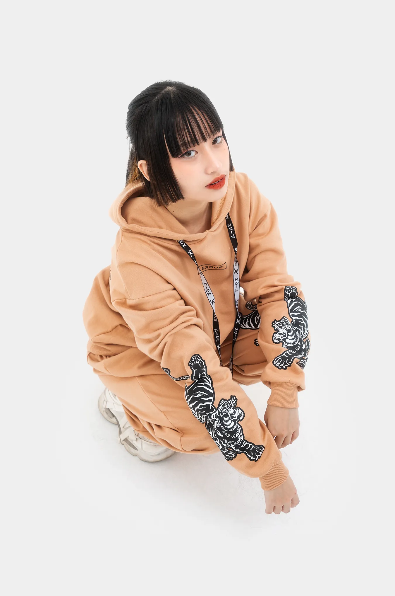 SKOOP® Retail Therapy Team Skoop Hoodie Tan