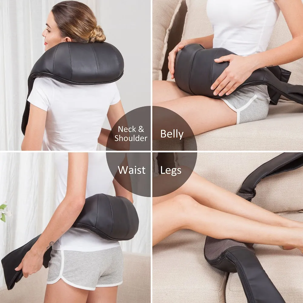 SL-632NC Snailax Neck Massager, Black, Cordless