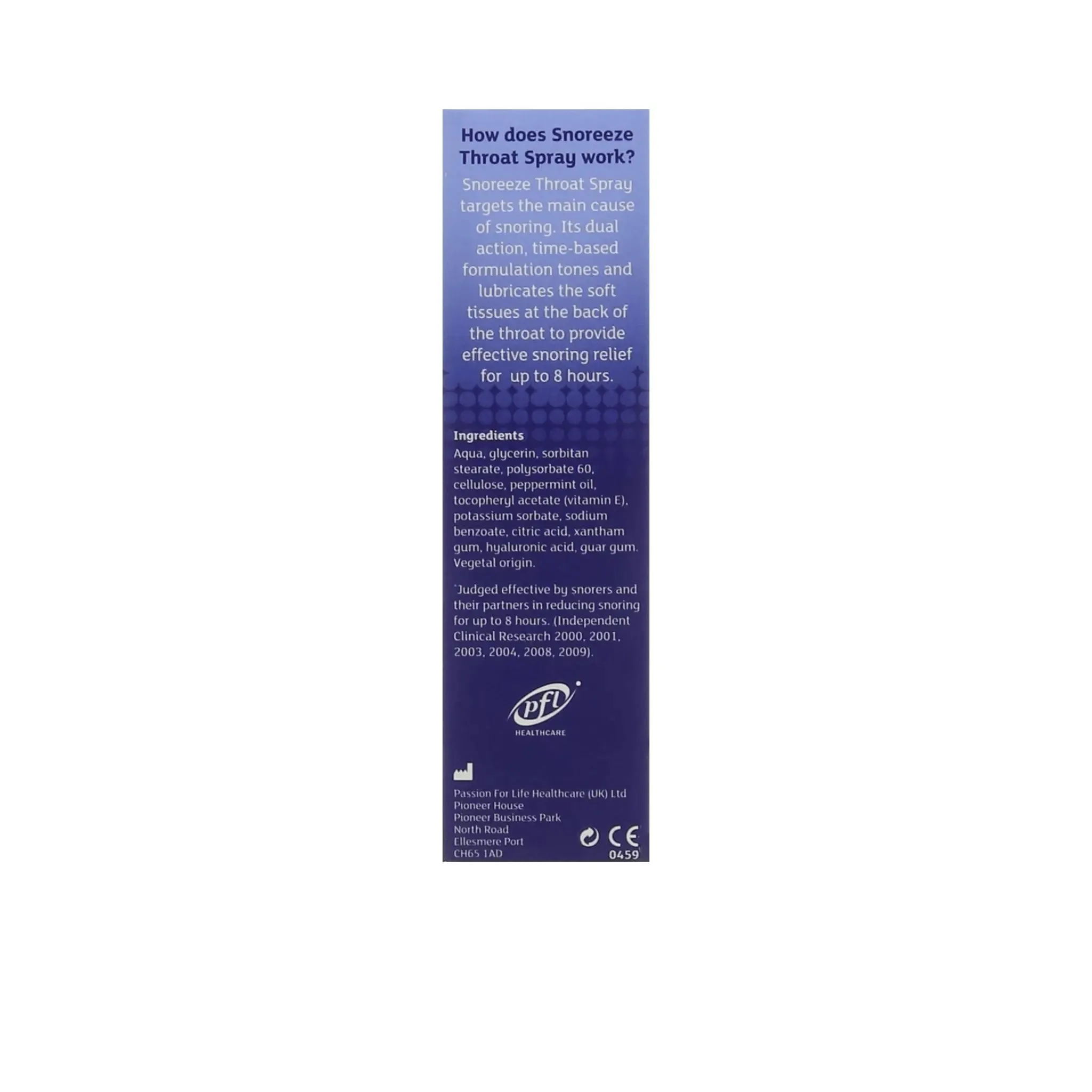 Snoreeze Snoring Relief Throat Spray- 14ml