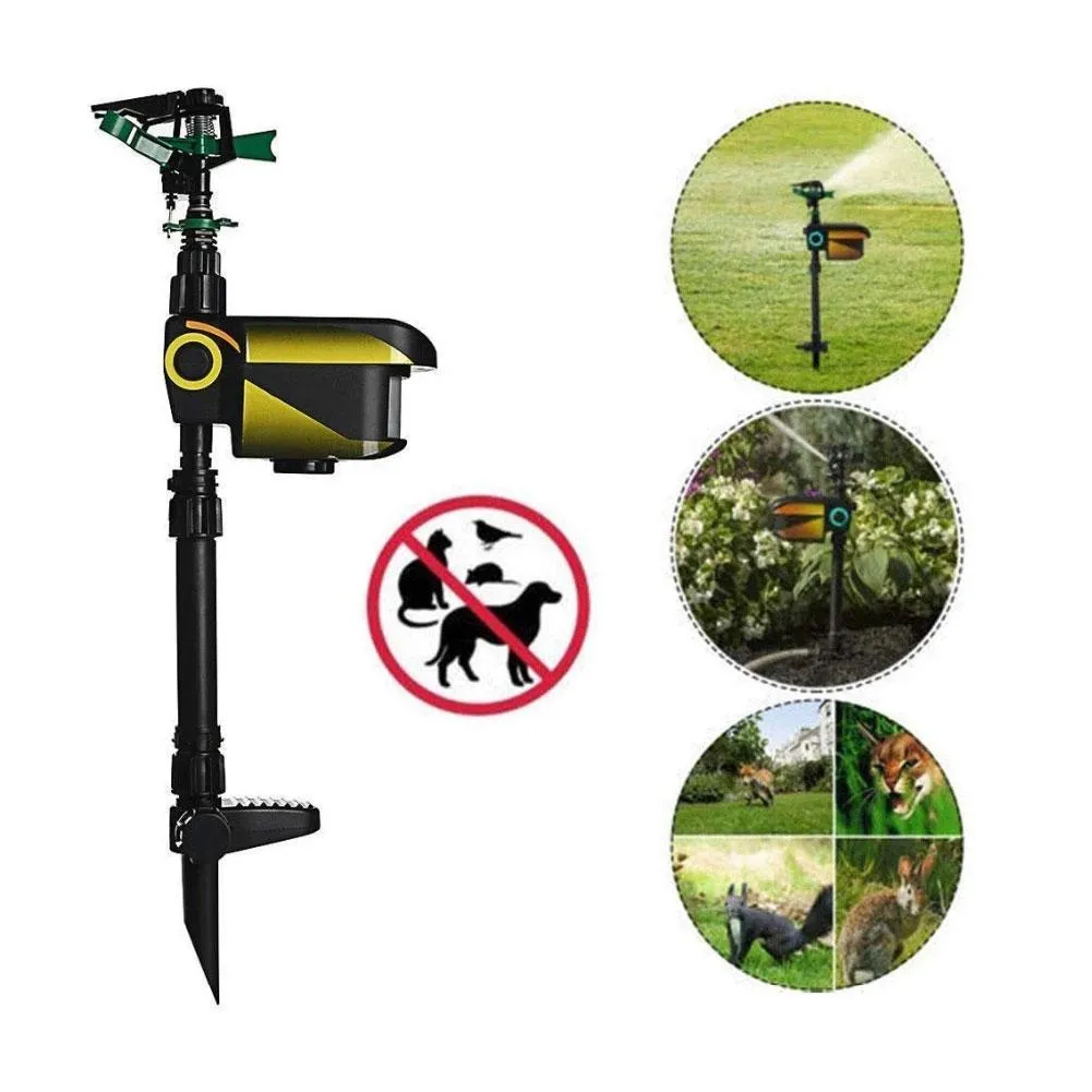 Solar Powered Motion Activated Deer Sprinkler - Get Rid Of Deer