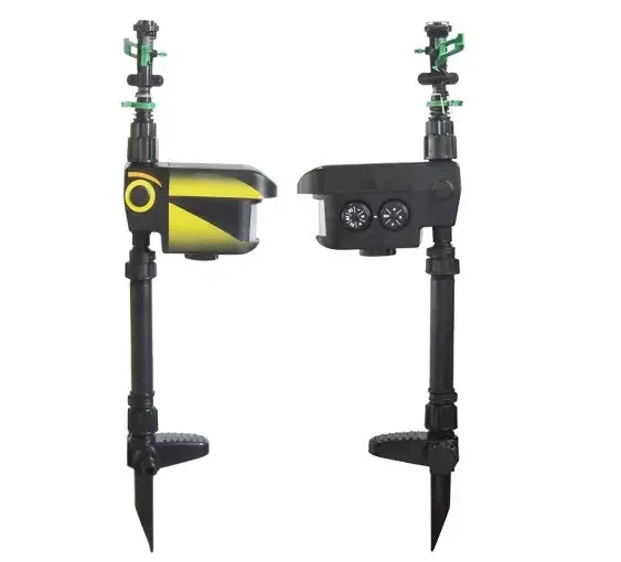Solar Powered Motion Activated Deer Sprinkler PACK of 2 - Get Rid Of Deer