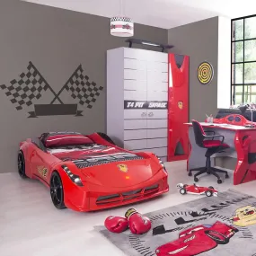 Spyder Race Car Bed w/LEDs & Sound Effects