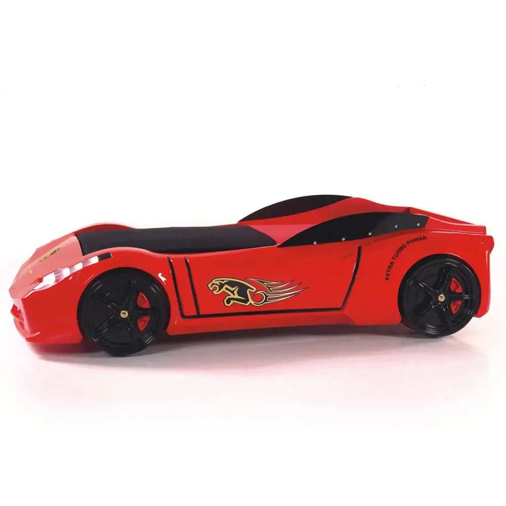 Spyder Race Car Bed w/LEDs & Sound Effects