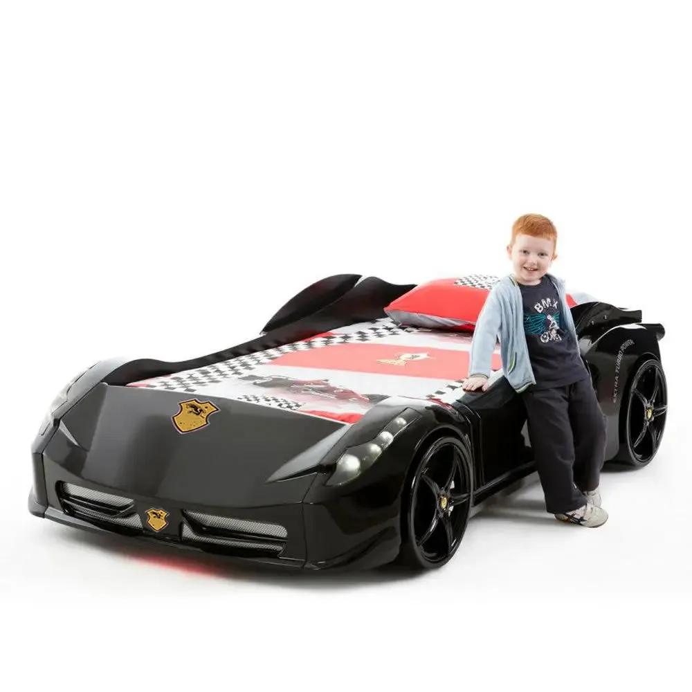 Spyder Race Car Bed w/LEDs & Sound Effects