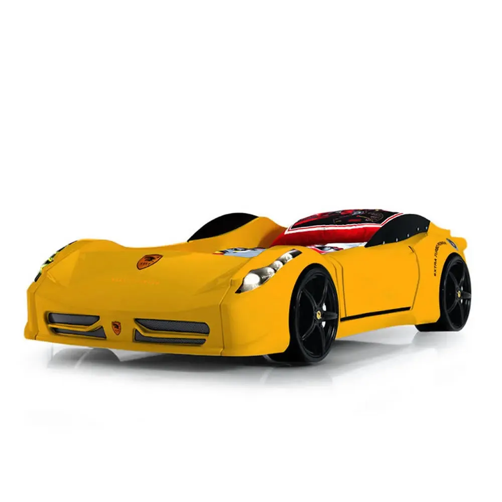 Spyder Race Car Bed w/LEDs & Sound Effects