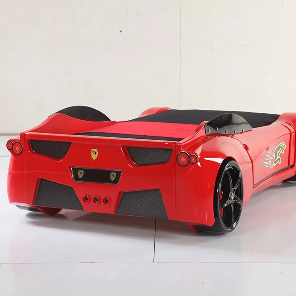 Spyder Race Car Bed w/LEDs & Sound Effects