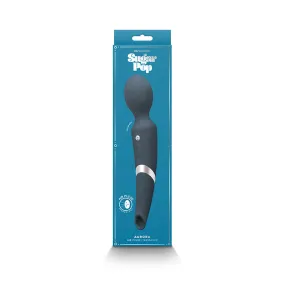 Sugar Pop Aurora Air Pulse and Wand Massager Blue Sugar Pop Aurora Air Pulse and Wand Massager Blue