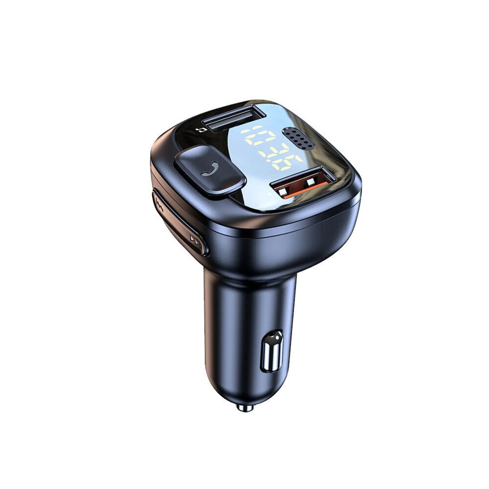 T08 Wireless FM Radio Transmitter For Car Dual USB QC3.0 Fast