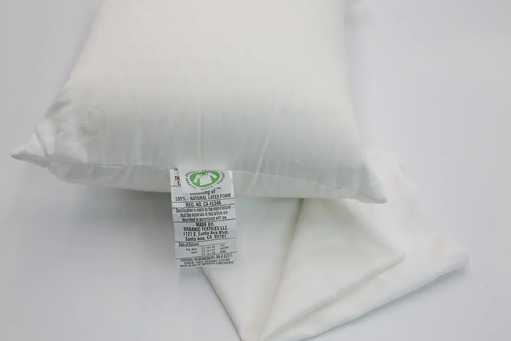 Talalay Latex Small Travel Pillow [GOTS Certified]