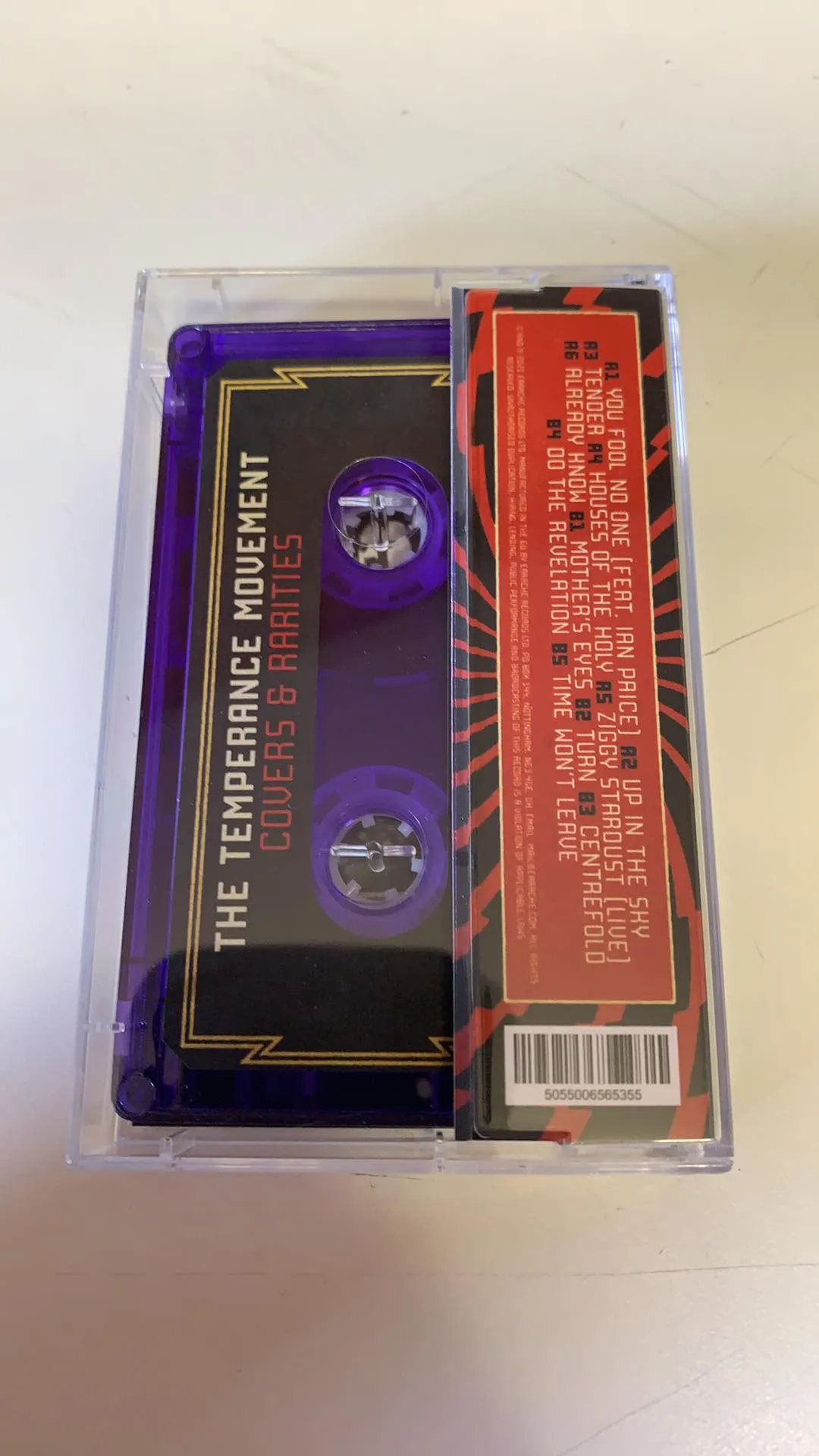 The Temperance Movement "Covers & Rarities" Deep Purple Cassette Tape