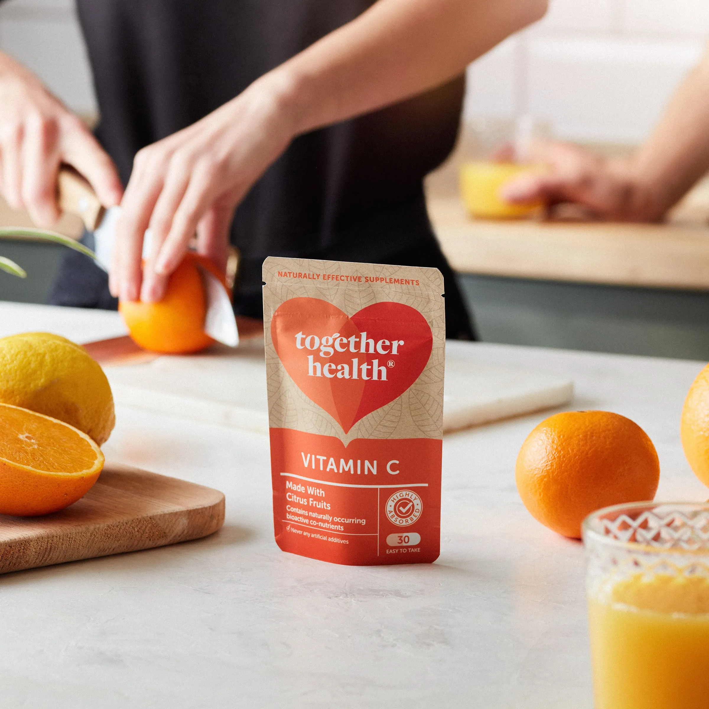 Together Natural Food Source Vitamin C With Bioflavonoids 30 tabs