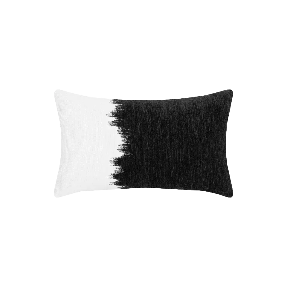 TRANSITION CHARCOAL LUMBAR PILLOW