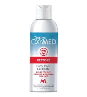 TropiClean OxyMed (Restore) Paw Pad Lotion For Dogs And Cats