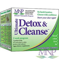 Ultimate Detox & Cleanse 2-Week Cleansing Program, 42 packets containing 4 tabs each