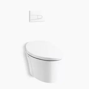 Veil Elongated Wall-Hung Dual-Flush Toilet in White Veil Elongated Wall-Hung Dual-Flush Toilet in White
