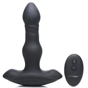 Vibrating and Thrusting Remote Control Silicone Anal Plug Vibrating and Thrusting Remote Control Silicone Anal Plug